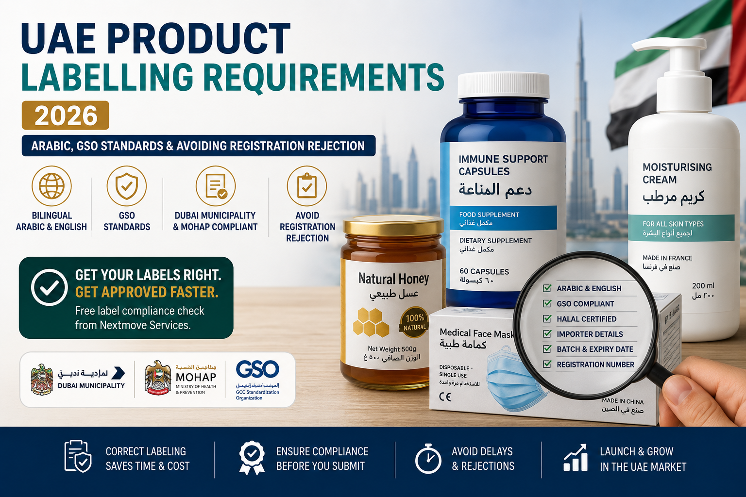 UAE product labeling requirements