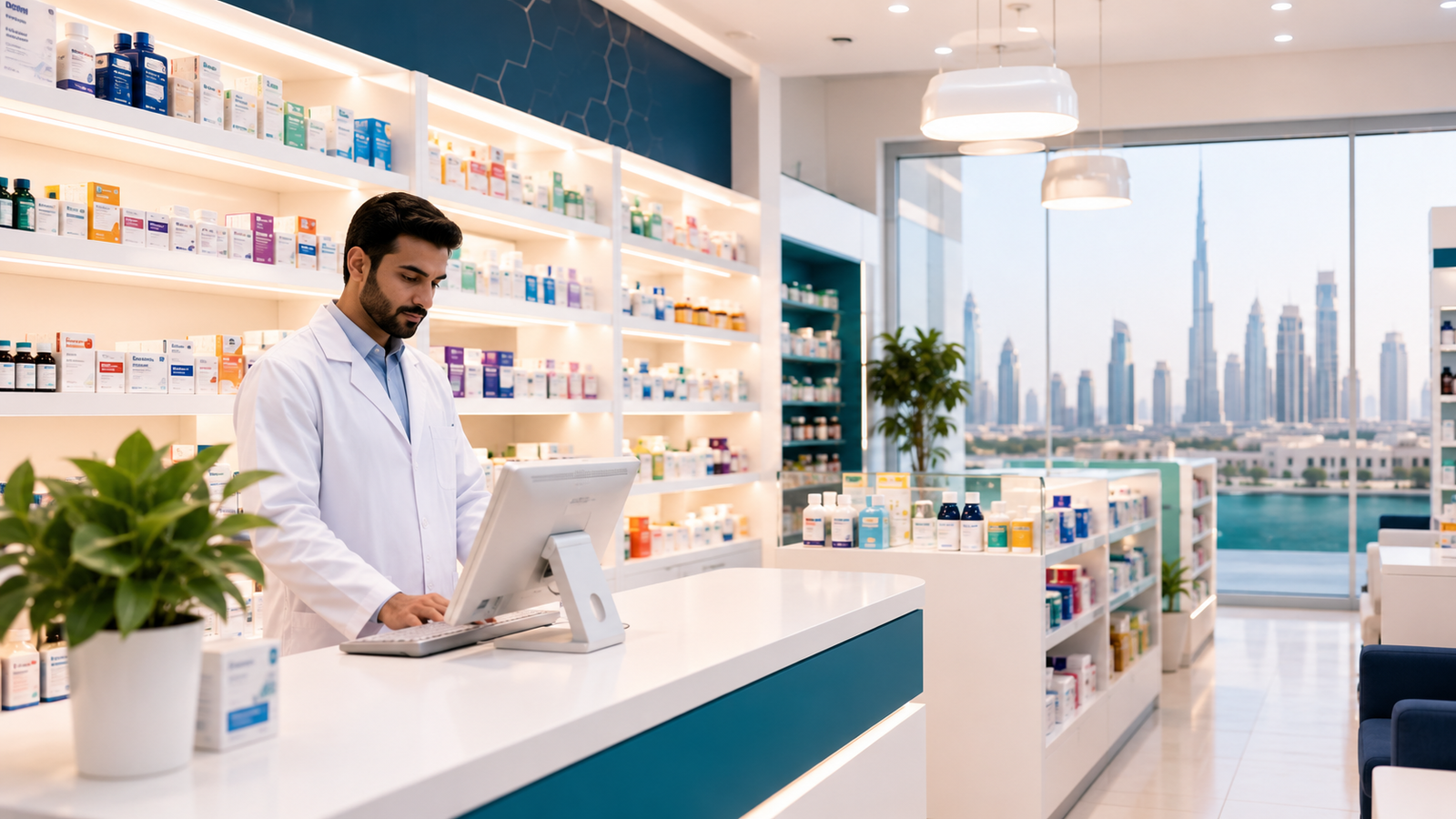 medical drugstore setup in UAE